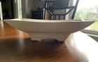 McCoy pottery planter vintage white flower arrange Pot planter ceramic art deco