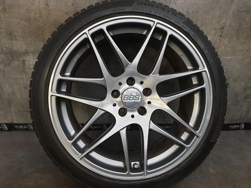 Audi A6 4G Alufelgen Winterreifen 235/40 R 19 Continental 99% BBS - Bild 2 von 4