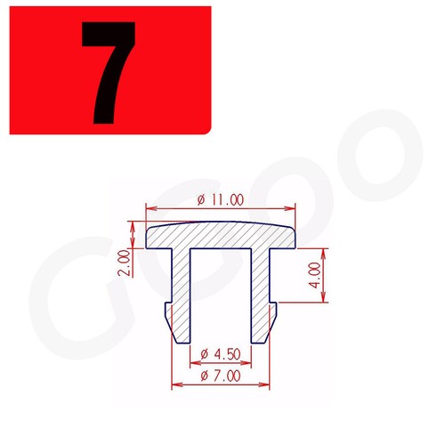 Black Snap-On Hole Plug Silicone Rubber Blanking Seal Bung Pipe Tube 2.5-60.6mm - Picture 14 of 59