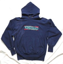 Vintage 90s Champion Reverse Weave Large Embroidered Vineyard Rowing Logo Hoodie