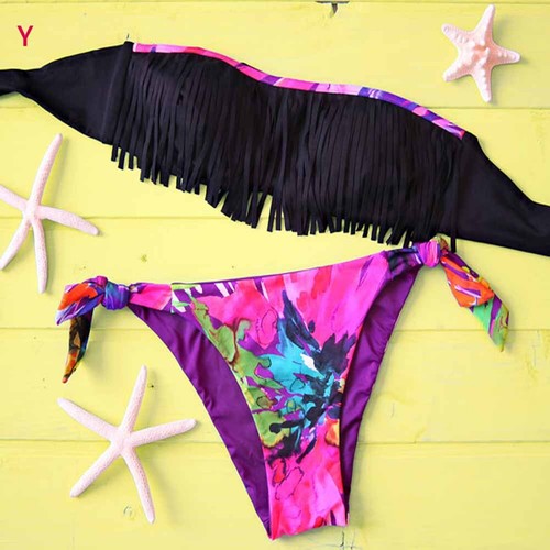 Women's High Waist Bikini Set Swimsuit Push-up Padded Monokini Swimwear Bathing - 第 107/142 張圖片