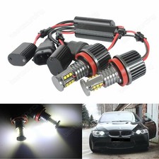 2pcs BMW LED Angel Eyes H8 60W Halo Light Canbus E60 E61 E90 E91 E63 E64 LCI E89