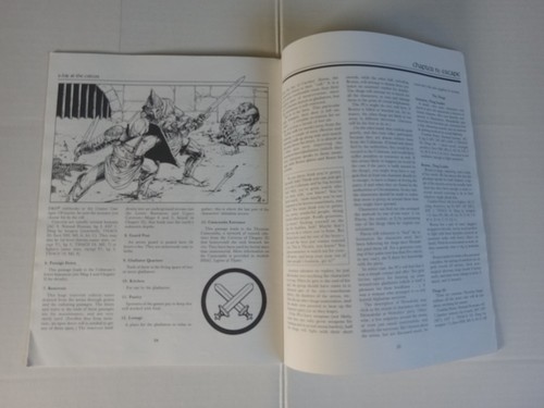 DDA1 Arena of Thyatis - ORIGINAL - Dungeons & Dragons  AD&D - TSR - Picture 9 of 13