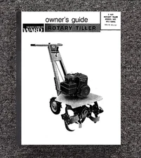 Owners Instruction Manual Montgomery Ward Rotary Front Tine Tiller GIL-1589A 5HP