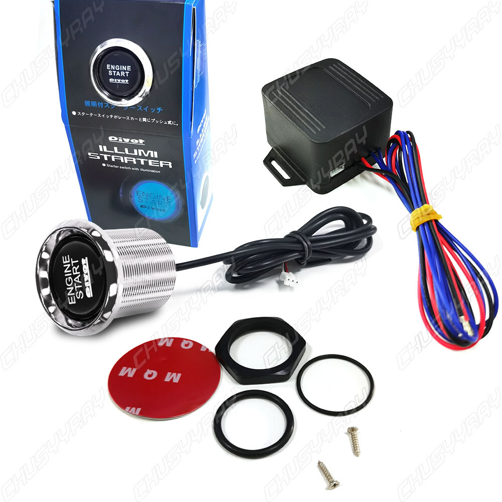 Universal 12V Engine Push Start Button – Ignition Starter Switch For Tractors, Diggers, Trucks & More 7 thumbnail image