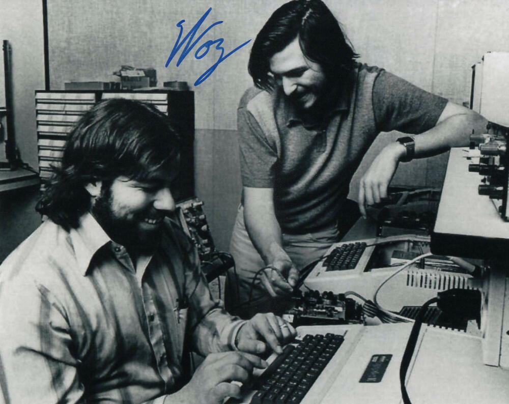 STEVE WOZ WOZNIAK SIGNED AUTOGRAPH 8X10 PHOTO - W/ STEVE