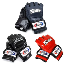 Fairtex FGV12 Ultimate Combat Gloves Open Thumb Loop Martial Arts MMA Boxing K1