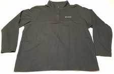 Columbia Mens 1/4 Zip L/S Pullover Omni Wick Polyester Army Green Sz XL - EUC