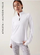 WOMENS ATHLETA LEGEND WHISTLER TOP IN WHITE SIZE S NEW WITH TAGS- NOT MARKED!