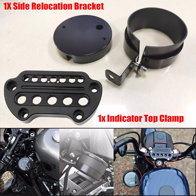 WOWTK ONETK Motorcycle Indicator Light Handlebar Top Riser Clamps... WOWTK ONETK Motorcycle Indicator Light Handlebar Top Riser Clamps...