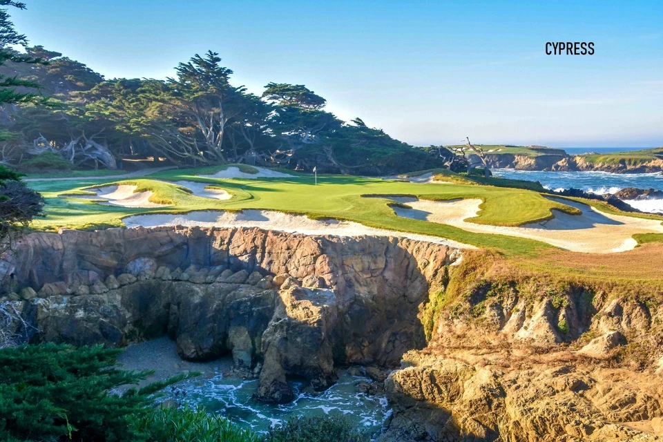 Manta de golf ÚNICA 14 campos famosos 50x60 felpa polar St Andrews Augusta +++ Foto 4 de 4