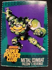 Nintendo Power Super Power Club Magazine Card #111 Metal Combat Falcons Revenge