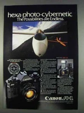 1982 Canon A-1 Camera Advertisement - Hexa-Photo-Cybernetic