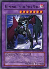 Damaged, English Yu Gi Oh Elemental Hero Dark Neos - DP03-EN014 - Super Rare - 1