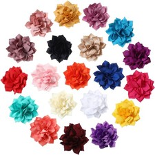 20 Pcs Dog Flower Collar Accessory Multi Color Pet Bow Tie Floral Collars for...