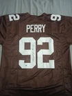 Michael Dean Perry Signed Cleveland Browns Jersey Autographed NFL Memorabilia