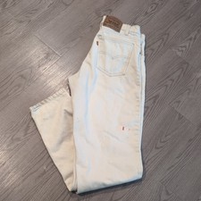 Vintage Levi’s 550 Orange Tab Denim Jeans Relaxed Tapered Mens 38”x30” USA Made