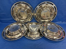 Vintage Set Of 5 1959 Chevrolet 14 Hubcaps Im...