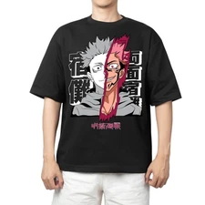 Anime Jujutsu Kaisen Sukuna Smile T Shirt Size S - 5Xl Gift For Friends 