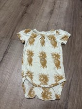 Kate Quinn Bamboo Pineapple Bodysuit Size 3-6 Months