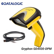 Datalogic Gryphon GD4430-DPM Laser 2D Handheld Barcode Scanner USB/RS232 Cable