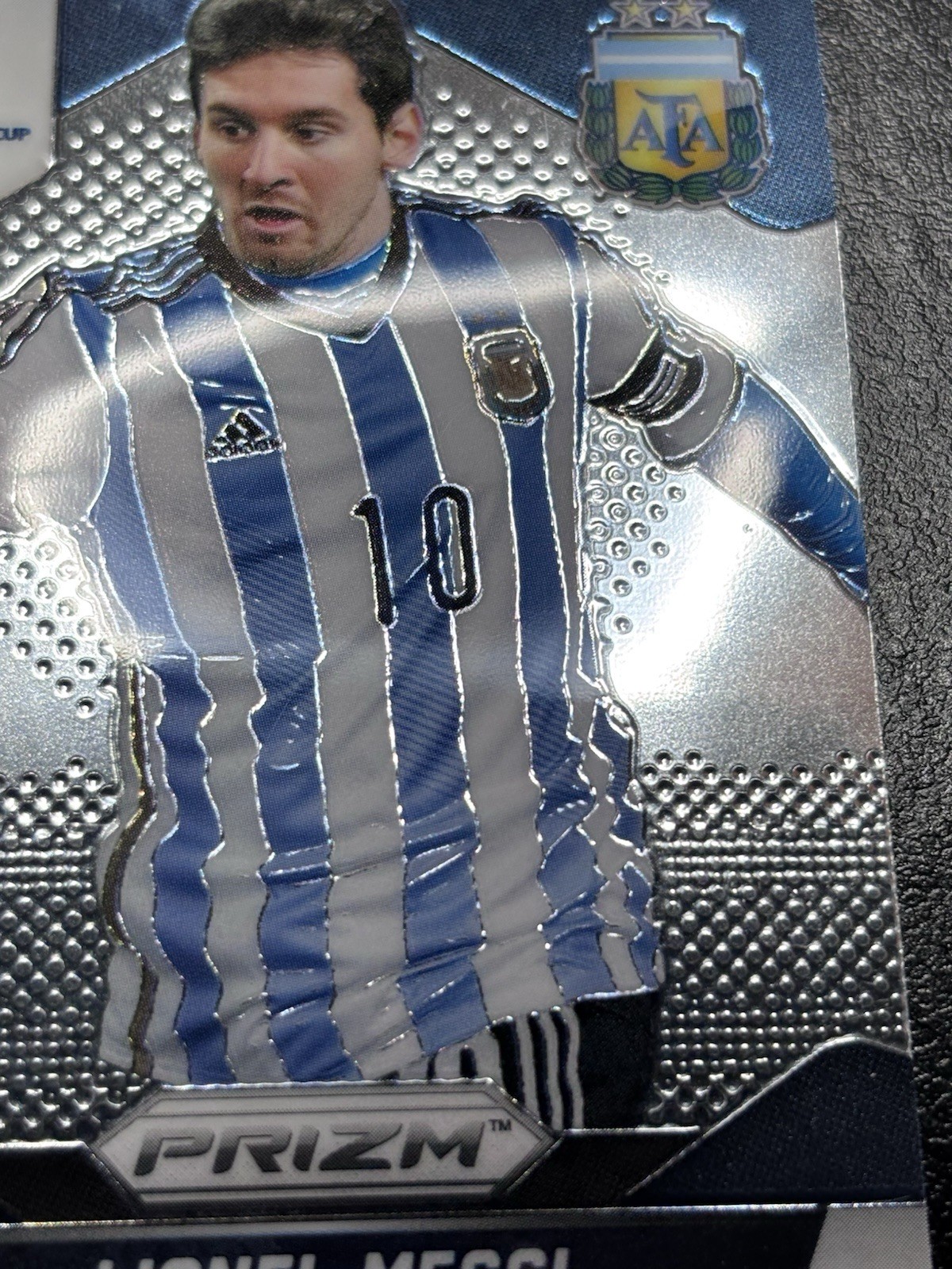 2014 Panini Prizm World Cup Lionel Messi #12 - - Card Has Crease - - See Photos view 11