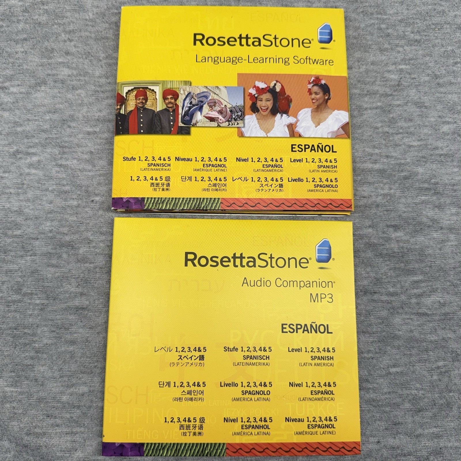 Rosetta Stone Spanish Latin America Version 4 Level 1-5 PC+ MP3 Audio Disc - VGC
