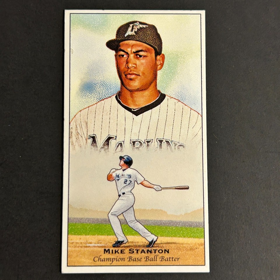GIANCARLO STANTON Card LOT 6 MINI Kimball Champions Refractor Yankees ...