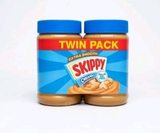 2 X Skippy Extra Smooth Creamy Peanut Butter 454g (2x454g)