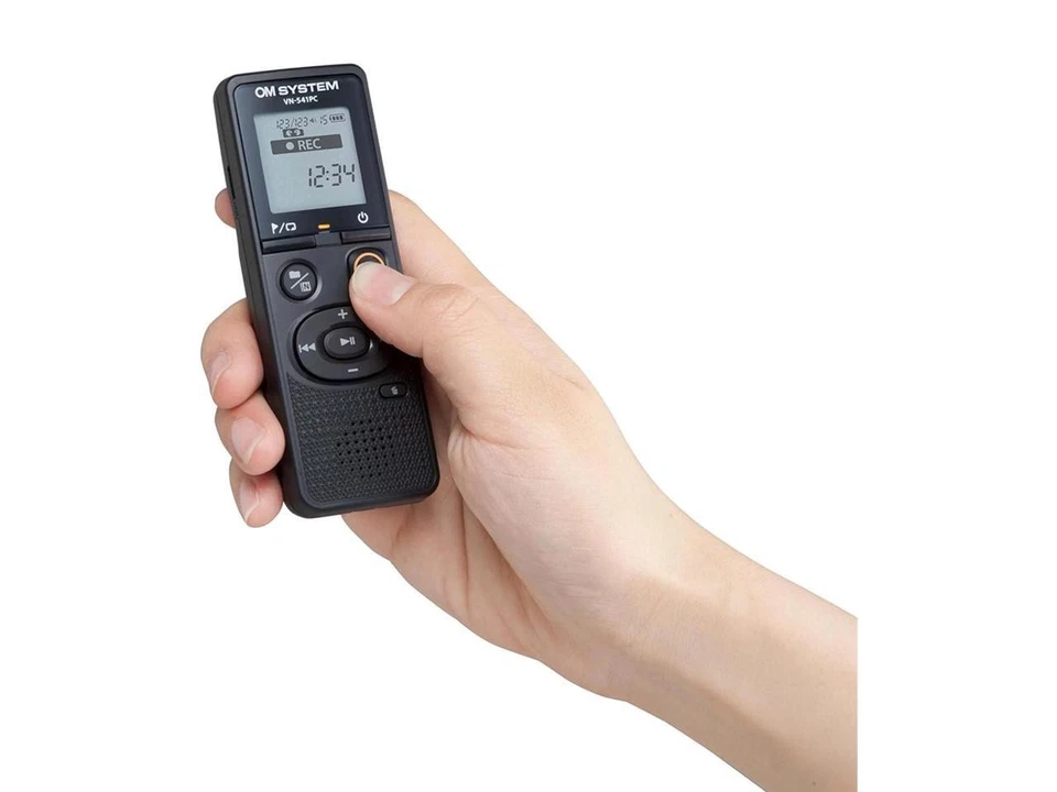 OM SYSTEM VN-541PC 4GB Digital Voice Recorder, Black #V420040BU000 - Image 3 of 4