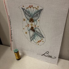 Tapestry Tent Liz needlepoint canvas Christmas Angels Stocking Small 18 ct Mono