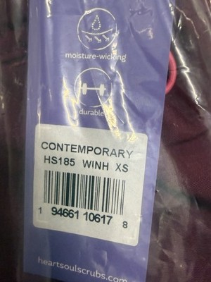heart and soul scrubs Xsmall pants Contemporary HS185 Winh Xs & Xxs