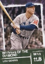 2020 Topps #WOD-8 Lou Gehrig WARriors of the Diamond