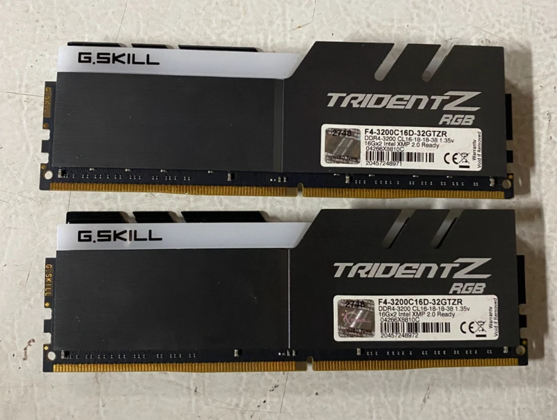 G. SKILL DDR4 SDRAM 16 GB Capacity per Module Memory (RAM) Just