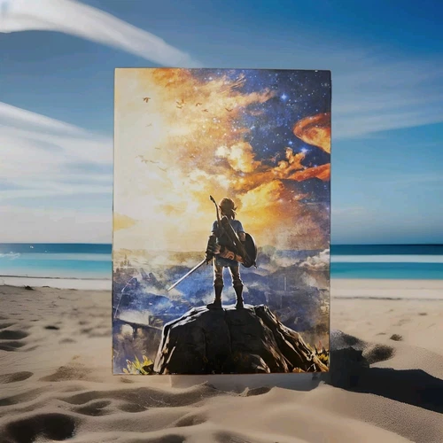 ZELDA- DISPLATE-17.7X12.6-GOOD USED CONDITION, SEE PICTURES/READ DESCRIPTION!