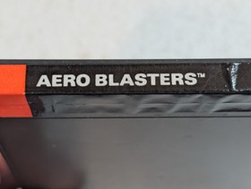 Aero Blasters TURBOGRAFX-16 Complete Hucard, Case, Manual, and Sleeve Tested
