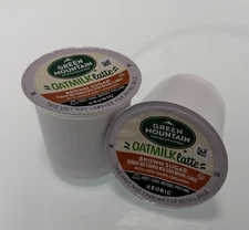 Green Mountain Oat milk Latte Brown Sugar K-cups.  100 Pods.  Bulk