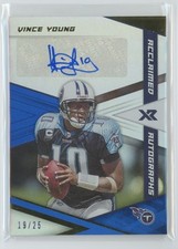 2021 Panini XR Acclaimed Autographs Vince Young Auto 19/25 Tennessee Titans