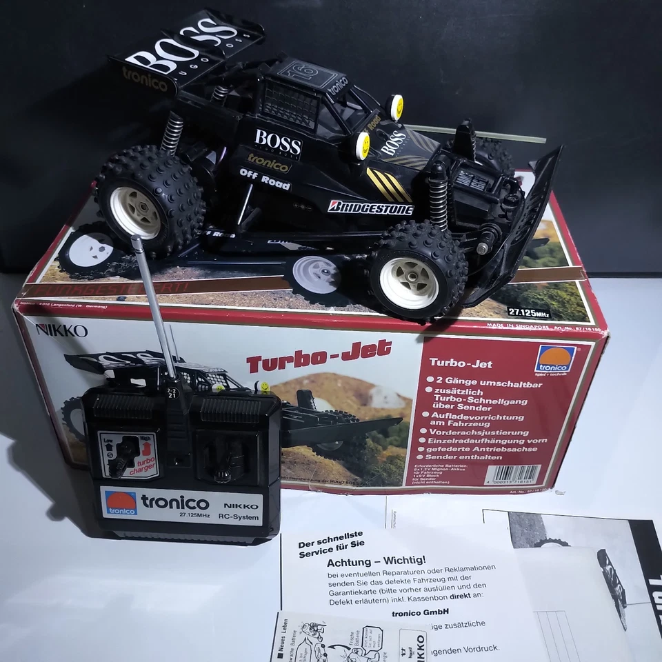 Turbo Jet Nikko Tronico Hugo Boss Edition Getestet Vintage Top Zustand! mit OVP - Bild 2 von 4
