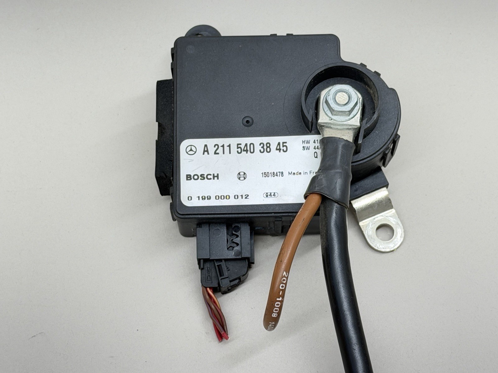 MERCEDES BENZ OEM W211 E320 E350 E500 REAR TRUNK BATTERY LOAD MODULE 2003-2009 3