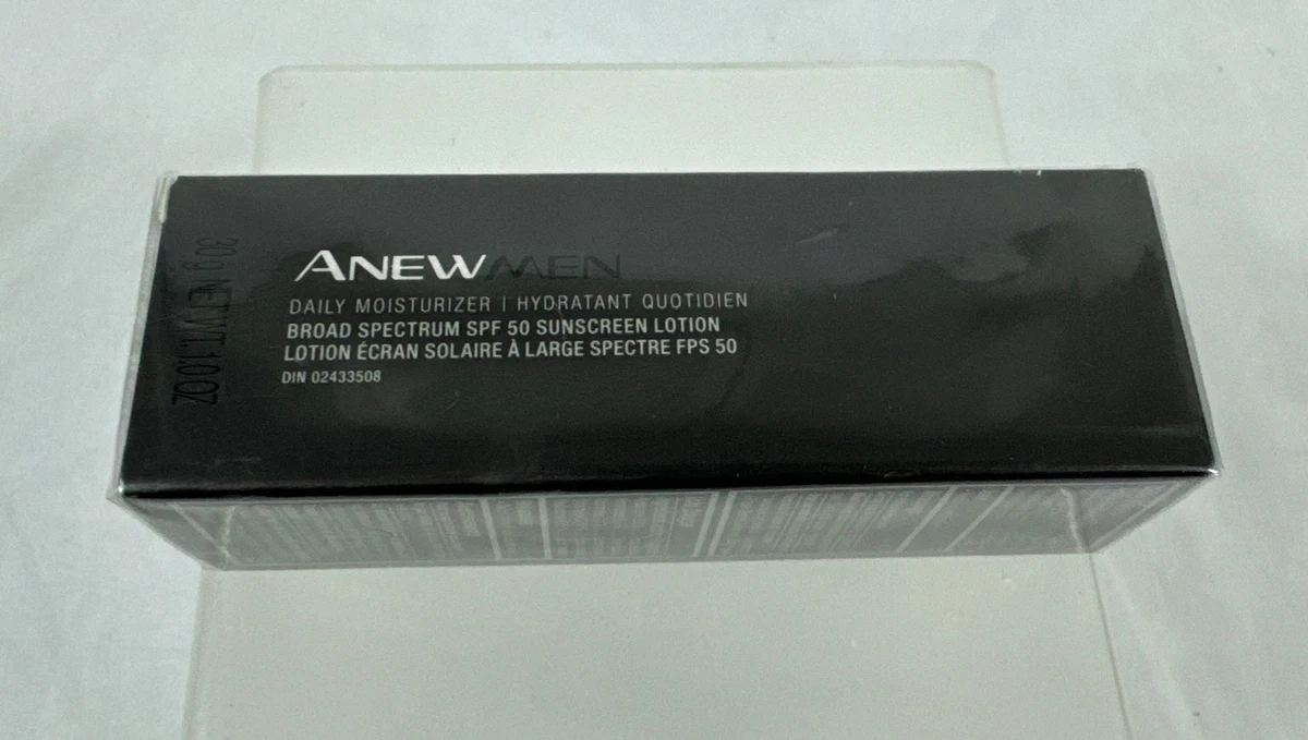 Avon SKINCARE FOR MEN ~ Anew MEN'S  DAILY MOISTURIZER  Full Size 1oz ~ SEALED ~~