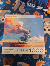 Bicycle Rider 1000 Pc Jigsaw Puzzle, Brand New-Sealed Box