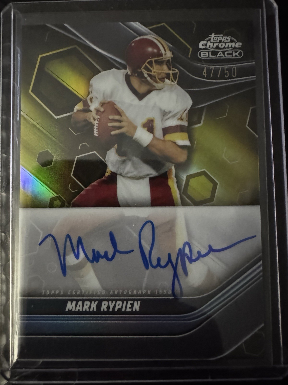 2023 Topps Composite - Topps Chrome Black Autographs Mark Rypien #TCBA-MRY (AU)