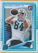 MITCHELL EVANS 2025 DONRUSS OPTIC HOLO RATED ROOKIE RC
