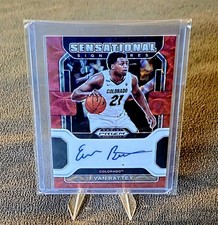 2022 Panini Prizm Draft Picks #d 15/88 Evan Battey SS-EBA Red Auto 