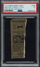 1917 World Series Game 1 White Sox-2, Giants-1 Oct.6 Ticket Stub PSA 1
