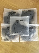 5 Sport Masks with Exhalation Valves and Filters