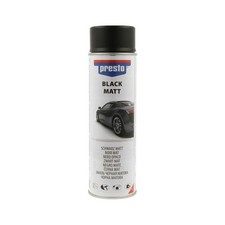 Fahrzeuglack PRESTO 428955 Universal schwarz matt 500 ml für