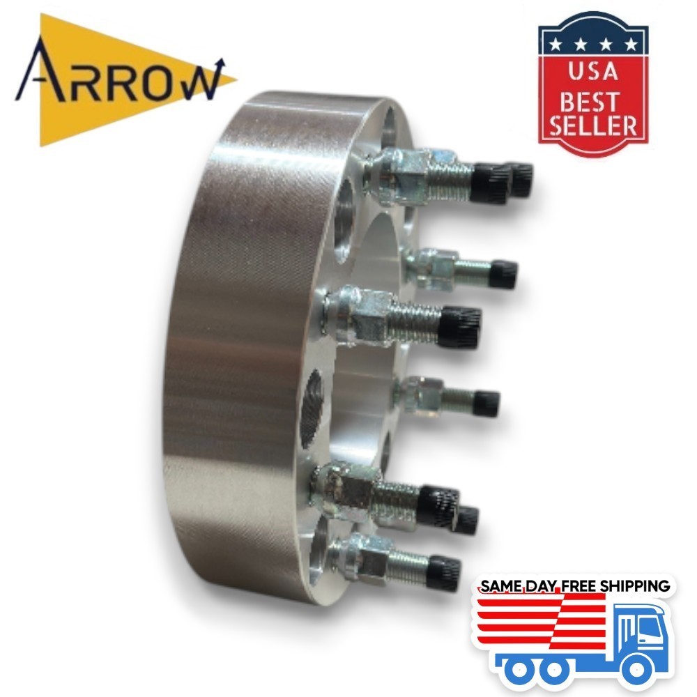 2&Quot; Thick Wheel Adapters 8X170 To 8X180 Fit: 8Lugs Chevy Wheels On Ford Trucks