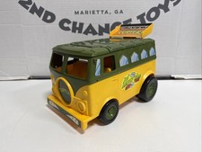 1989 Playmates TMNT Teenage Mutant Ninja Turtles Party Wagon Van Incomplete